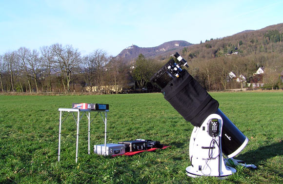 Teleskop im Siebengebirge, (c) C. Preuß