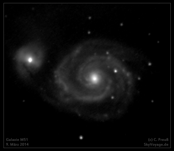 Die Galaxie M51, (c) C. Preuß